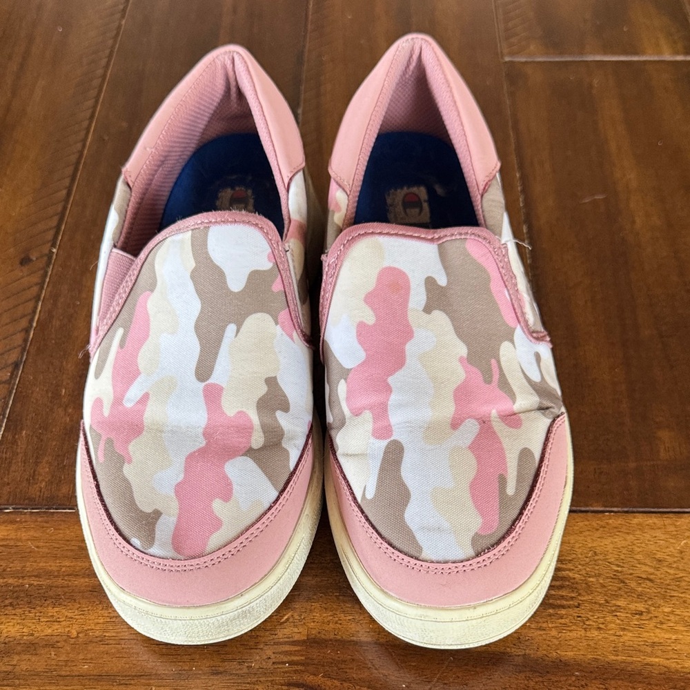 Champion Camouflage Pink and Tan Loafers